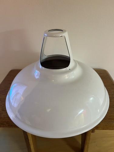 Vintage white enamel - ,