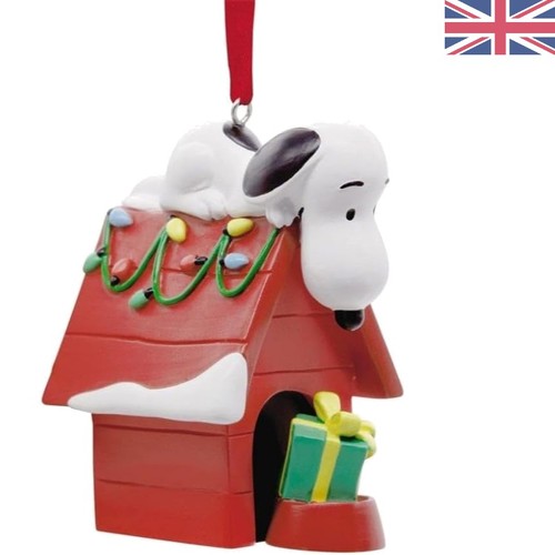 Snoopy doghouse christmas - on,