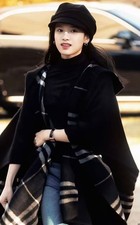 Ladies Knitted Cape Blanket