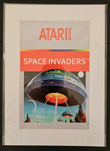 Atari 2600 space invaders - atari,