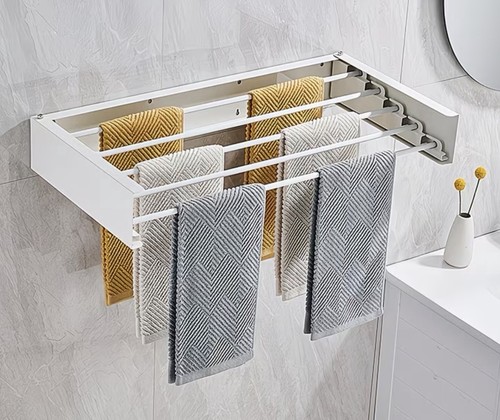 Invisible clothing rack - rack, wall