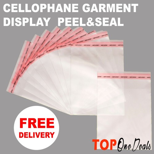 Clear cello bags - clear,