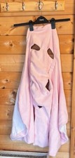 In Good Condition Morrck Girls Pink All Seasons Baby Hoodie Blanket Size 2