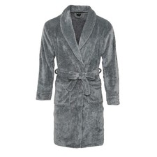 Mens Luxury Grey Fleece Super