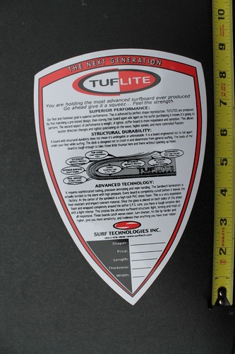Tuflite surftech surfboards - surftech,