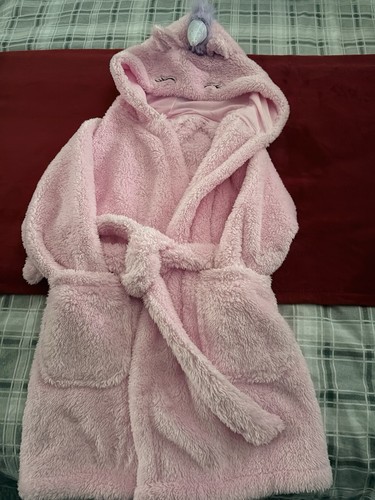 Girls dressing gown unicorn - girls, gown.