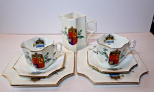 QUEEN VICTORIA  Golden Jubilee 1887  2x Cups Saucers, 2 X Plates & milk Jug.