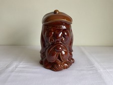 Vintage Price & Kensington Droopy Biscuit Barrel - Brown - 9" High