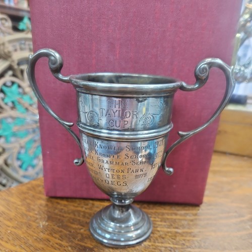 Sterling silver trophy - , cup