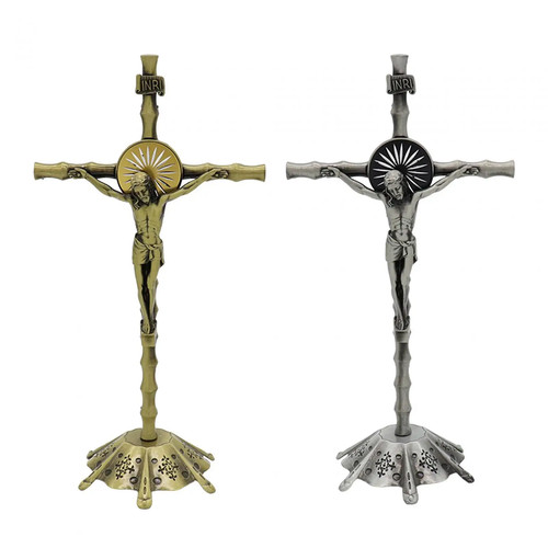 Metal church crucifix - metal,