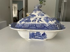 Willow pattern vintage square - willow,