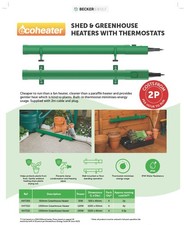 Shed and greenhouse - and, tubular