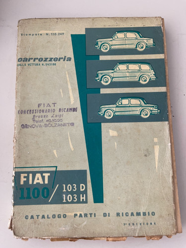 Fiat 1100 103d 103h - fiat, 1100-103d-103h
