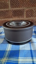 Hornsea Contrast Round Butter Dish Excellent Condition