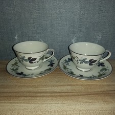 2 x Royal Doulton Large Tea
