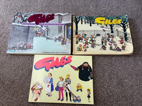 Giles comics cartoon books 3 - giles, x
