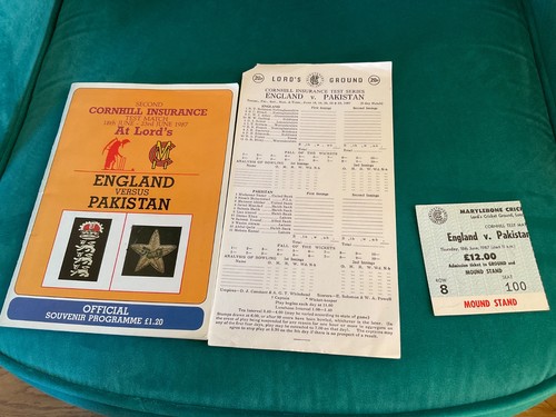 1987 england pakistan second - 1987,