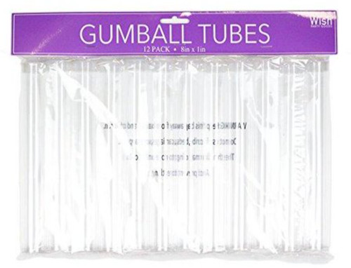 Wish party goods gumball tubes - wish,