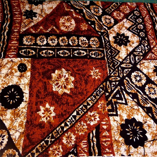 Hawaiian print cotton fabric - hawaiian,