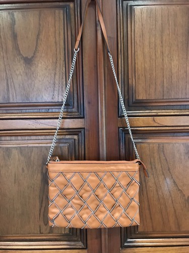 Zara woman tan leather handbag - zara,