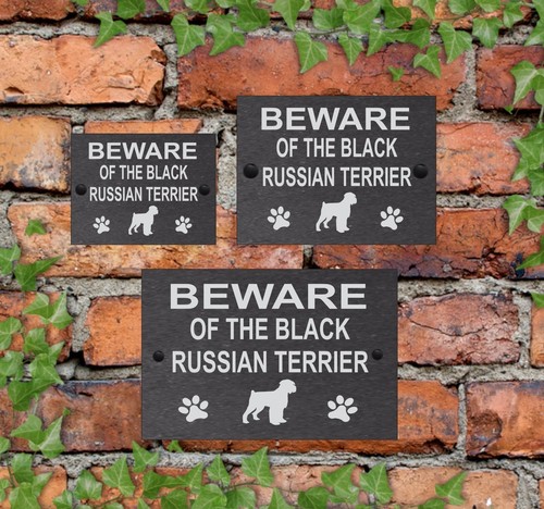 Beware the dog slate - the,