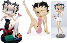 NEW Betty Boop Collectable Figurines Ornaments Various Types - Red, Black Pink
