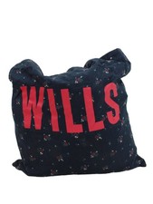 Jack Wills Women's Bag Blue Floral 100% Cotton Tote