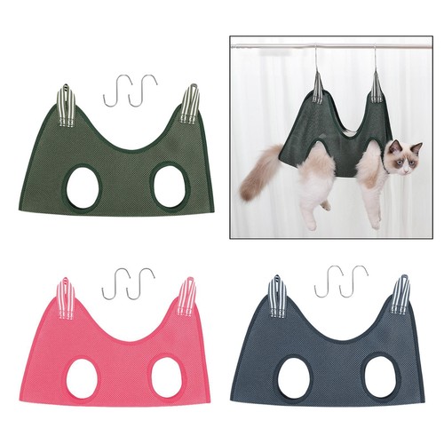 Cat grooming hammock restraint - cat,