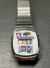 VINTAGE JEEP DIGITAL RED WHITE