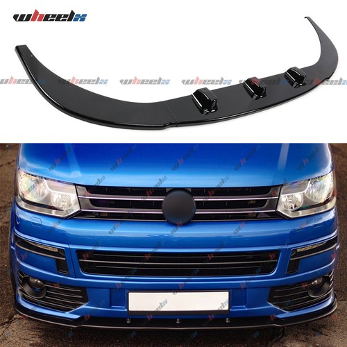 Gloss black front bumper lower - front,