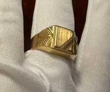 Solid 18ct Carat Gold Signet