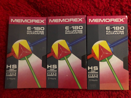 Memorex 180 extra - extra, hs