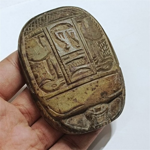 Handmade egyptian scarab stone - egyptian,