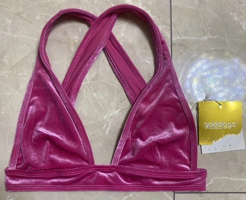 Golddigga uk10 velvet bikini - uk10,