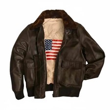 Men's Vintage Aviator Leather