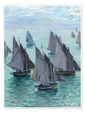 Fishing Boats in Calm Waters
