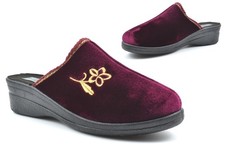 Womens Wedge Mule Slippers
