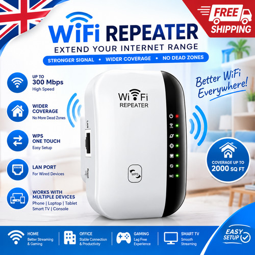 Wifi range extender signal - range,