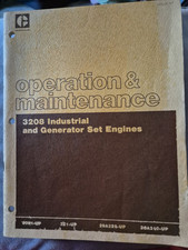 Caterpillar Operations & Maintenance 3208 Industrial & Generator Set Engines...