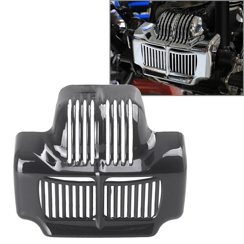 Black engine oil cooler cover - black,