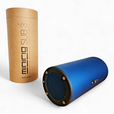 Minirig Sub3 Subwoofer 3 In Blue, with Box, Case, Charger and Aux Lead - Superb!