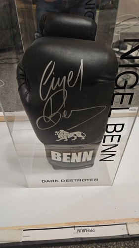 Nigel benn signed - signed, boxing