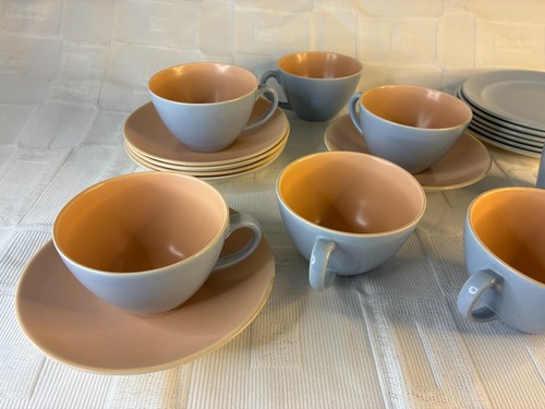 Poole two tone - complete, tea