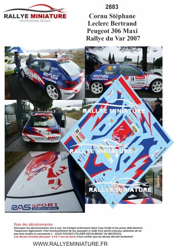 Decals ref 2883 peugeot - decals,