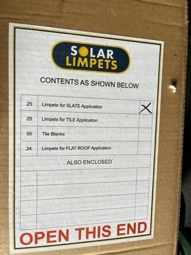 Solar limpets for - limpets,