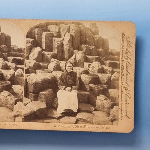 Giants causeway stereoview - giants,