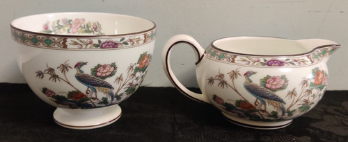 Wedgwood kutani crane creamer - kutani,