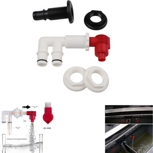 Live fish tank valve - fish, kit