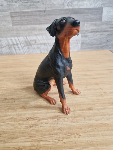 Doberman dog figurine vintage - figurine,