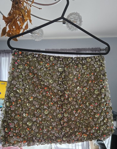 Ego mid rise flower sequin - rise,